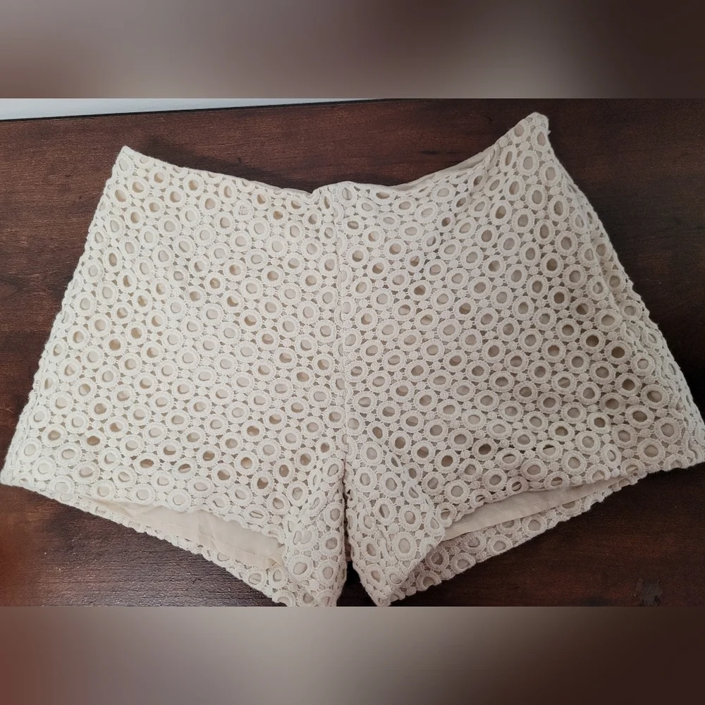 Banana Republic 0P Eyelet Daisy Duke Shorts
